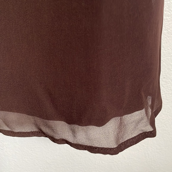 Beginning boutique brown mini dress - Picture 8 of 9